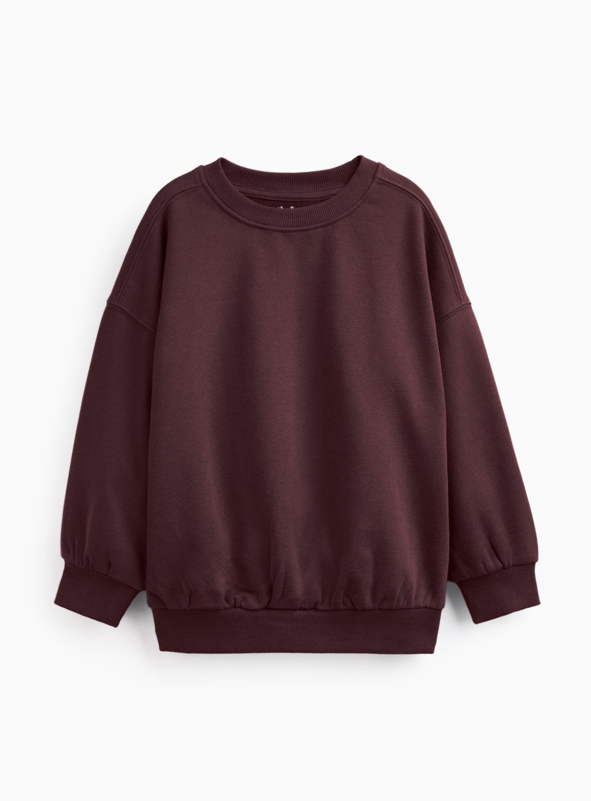 Dark Red Crew Neck Sweatshirt 8 years - Image 1 thumbnail